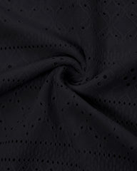 Bez rękawów Ruched Cinched talia Wrap Bandeau Dress Haft Eyelet Slit Asymetryczna sukienka wakacyjna