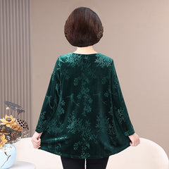 Damska puchówka w stylu vintage z kołnierzykiem