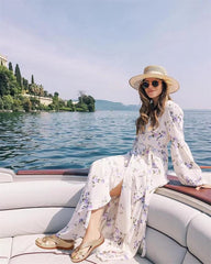 Damskie sandały ortopedyczne w kwiatowym stylu