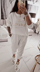 ⏳Limited time offer! ⏰Women's casual set, printed top and loose pants