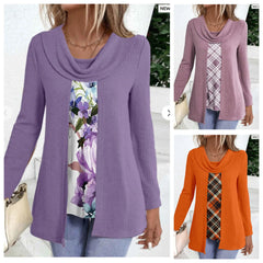 Jesienna nowa, modna, dwuczęściowa koszulka z nadrukiem z nadrukiem