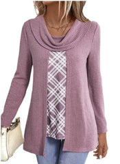 Jesienna nowa, modna, dwuczęściowa koszulka z nadrukiem z nadrukiem