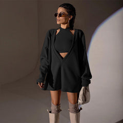 👙Dwuczęściowy komplet swetrów z dekoltem w kształcie litery V