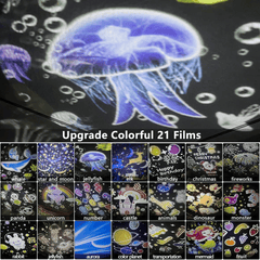 ⭐Projektor nocny z lampką dla dzieci, 15 zestawów filmów🌙Ładowanie przez USB typu C🔋