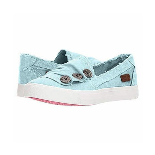 Damskie wygodne tenisówki na guziki