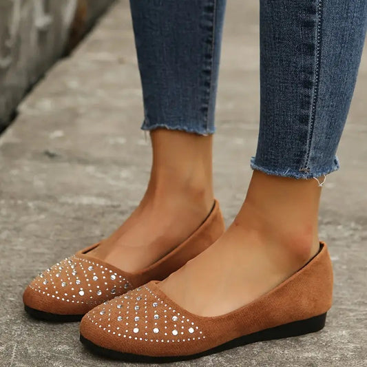 🔥 Dzień pozostały 50% zniżki - Wspieranie łuku damskie płaskie buty