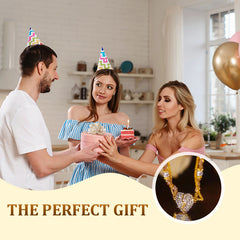 Magnetyczny naszyjnik z parą dzielonych serc