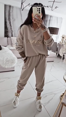 ⏳Limited time offer! ⏰Women's casual set, printed top and loose pants