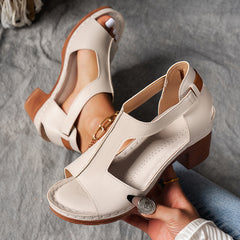 🔥36% zniżki - Sandały damskie na grubym obcasie