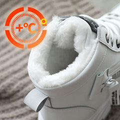 🍂Nowe modele na jesień i zimę - 50% zniżki❄️Wodoodporne, ciepłe botki ze sznurowadłami