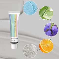 ✨ Dzień 49% zniżki ✨2-in-1 Naturalny ekstrakt Ekstrakt Srebrny farbowanie włosów