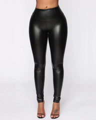 🎁Leginsy ze skóry syntetycznej (w środku polar)