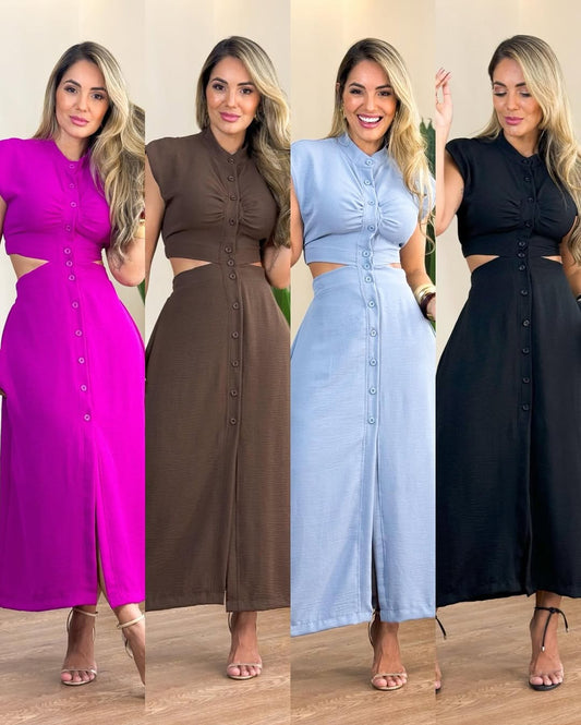 Damska sukienka bez rękawów