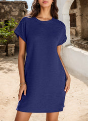 Damska sukienka casualowa z kieszeniami