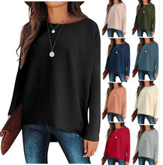 ✨Gorąca wyprzedaż 49% ZNIŻKI⭐Damski, nieregularny, oversize'owy sweter z rękawami nietoperzowymi