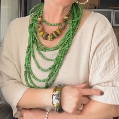 💐✨ Owet i elegancki dwupunktowy zestaw z bluzką z okrągłym szyją i spódnicą w bawełnianej i lnianej dla kobiet