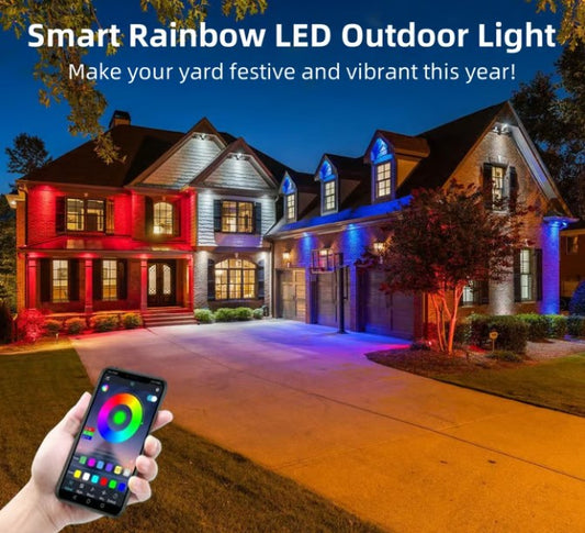 ⏰Last Day Clearance Sale🌈Smart Rainbow LED Permanent Outdoor Light