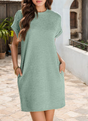 Damska sukienka casualowa z kieszeniami