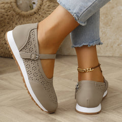 Elegancki oddychający damski poślizg na sandałach ortopedycznych