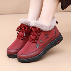 Damskie antypoślizgowe, wygodne, ciepłe buty na śnieg z podszewką z polaru