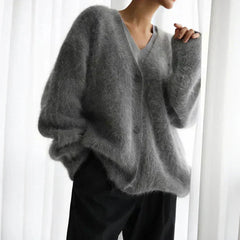 Elegancki sweter oversize z kaszmiru