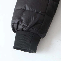 Damska kurtka średniej długości z bawełny Sherpa z kapturem