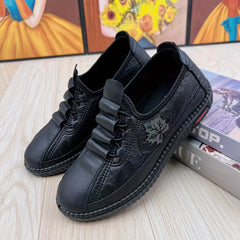 🔥Promocja Ostatniego Dnia 50% ZNIŻKI - Damskie wygodne, ręcznie robione skórzane buty ortopedyczne z miękką podeszwą