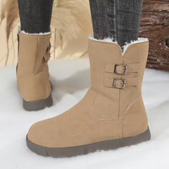 Damskie botki na grubej platformie