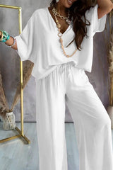 Casualowy nadruk patchworkowy z dekoltem w kształcie litery V, pół rękawa, dwie sztuki (9 kolorów)