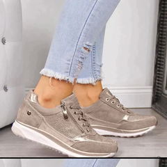 🔥Ostatni dzień 50% ZNIŻKI - Damskie eleganckie oddychające antypoślizgowe trampki ortopedyczne