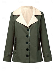 damska kurtka polarowa pluszowy płaszcz