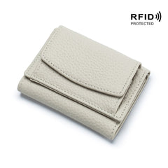 Nowy oryginalny skórzany RFID Blocking Card Hooler Organizer Pocket Mini Portfel