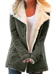 damska kurtka polarowa pluszowy płaszcz