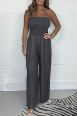 Damski kombinezon ze spranego denimu