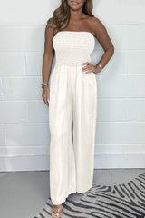 Damski kombinezon ze spranego denimu