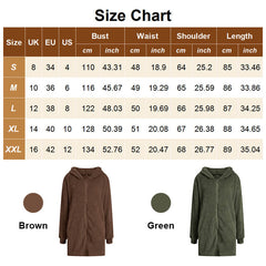 Przemyślany prezent! Damski luźny plusz z kapturem z długim rękawem