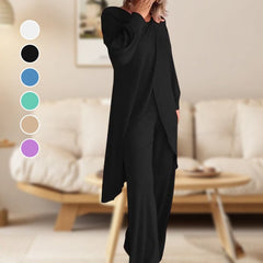 Ultra miękki i wygodny komplet top i spodnie dla kobiet