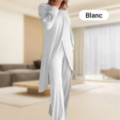 Ultra miękki i wygodny komplet top i spodnie dla kobiet