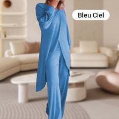 Ultra miękki i wygodny komplet top i spodnie dla kobiet