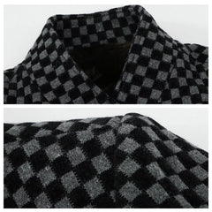 🍂Jesienne promocje🍂Modna ciepła kurtka męska w kratę