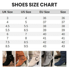 Damskie kozaki za kolano z okrągłym noskiem i falbaną