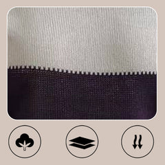 💖Damski sweter z okrągłym dekoltem w bloki kolorystyczne