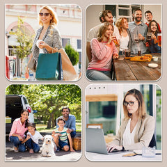 💖Damski sweter z okrągłym dekoltem w bloki kolorystyczne