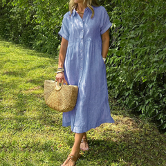 🔥👗 Koszulka w paski z klapami i guzikami z funkcjonalnymi kieszeniami