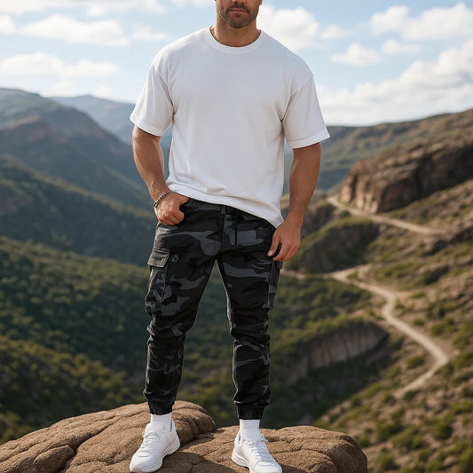 👖 Wytrzymałe taktyczne spodnie robocze – 💪 Wytrzymały nylon-bawełna | 🔧 Wiele kieszeni | 🌲 Gotowy do pracy i na świeżym powietrzu