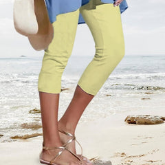 🔥Gorąca wyprzedaż 49% taniej – damskie legginsy na co dzień w jednolitym kolorze