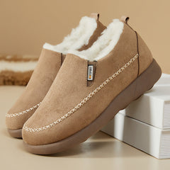 [35-41]Nowe zimowe damskie aksamitne buty śniegowe z grubą podeszwą i wykończeniem antypoślizgowym