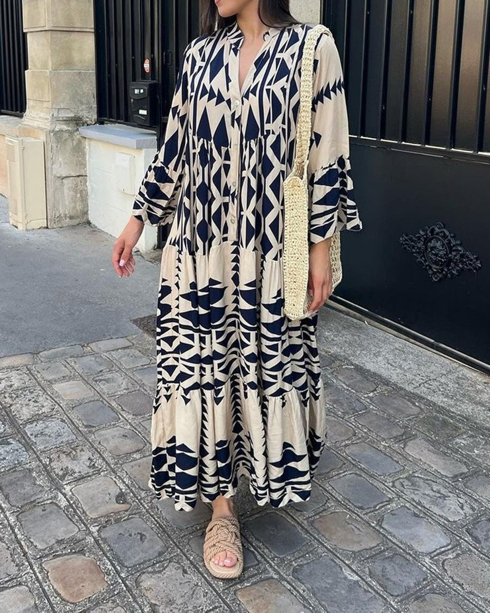🌹Nowa elegancka koszula z nadrukiem w stylu boho
