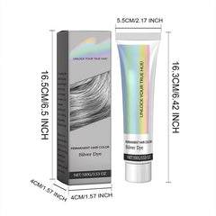 ✨ Dzień 49% zniżki ✨2-in-1 Naturalny ekstrakt Ekstrakt Srebrny farbowanie włosów