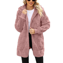 ☃️50% rabatu przez ograniczony czas❄️[S-5XL]🌸Nowość w sezonie zimowym: damska kurtka rekreacyjna z polaru w kratę